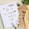 Butterfly Flower Transparent Silicone Clear Stamp for Scrapbooking Album DIY Craft Decoration.