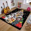 Christmas Bulldogs Tree Art Patterned Carpet, Non Slip Mat Suitable for Living Room and Bedroom Sofas