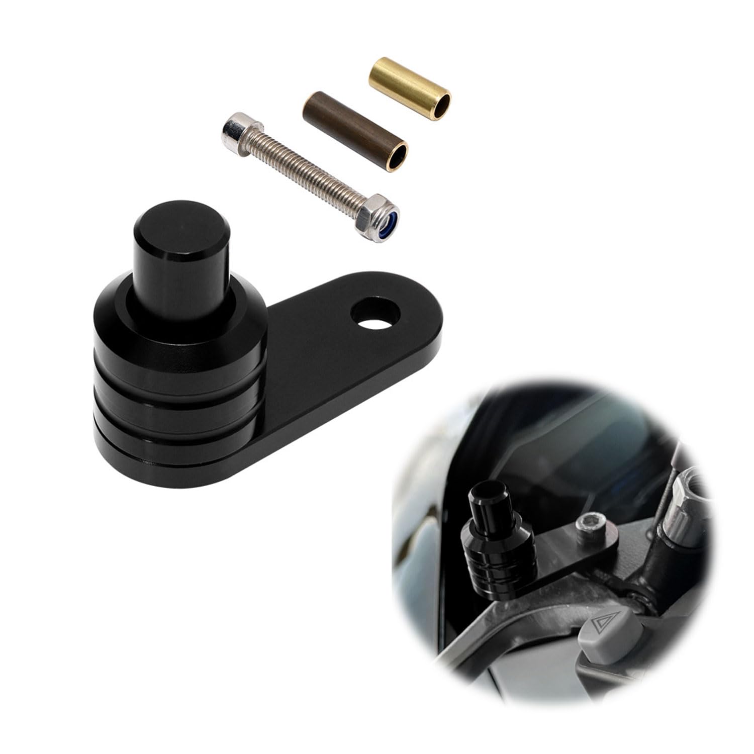 

Parking Brakes, Motorcycle, Parking Switch, Auxiliary Lock Button, Universal Use, Lock Switch, Brake Lock чёрный