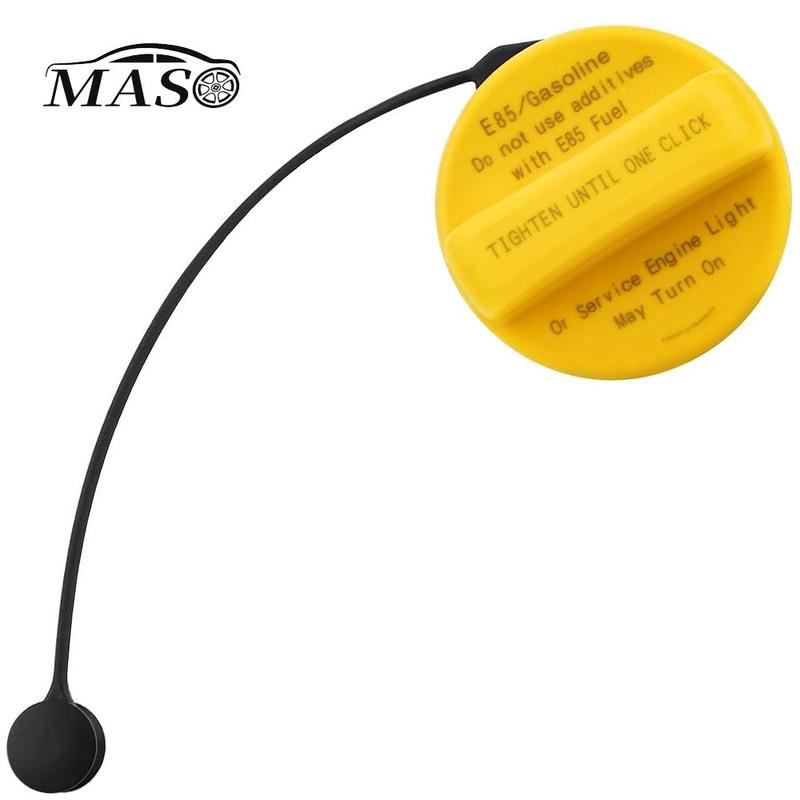 Yellow Fuel Tank Filler Gas Cap for Buick LaCrosse Regal Cadillac ATS SRX Chevy Caprice Equinox Impala GMC Terrain 22944270