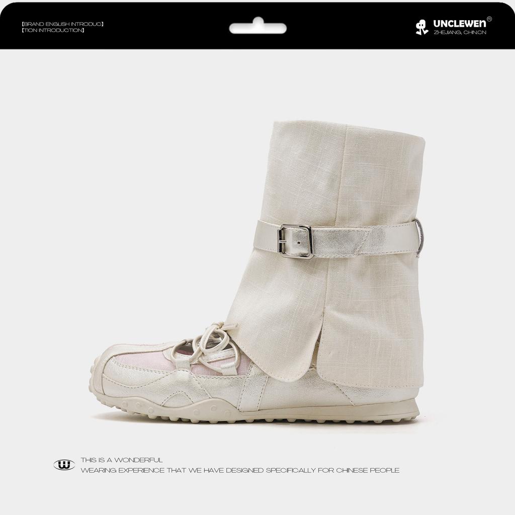 Uncle Wen Has the Same Romank~ Ballet Shoes, Women's Platform Soles, German Training Single Shoes, Mary Jane Shoes, Cool Boots, Stacked Short Boots