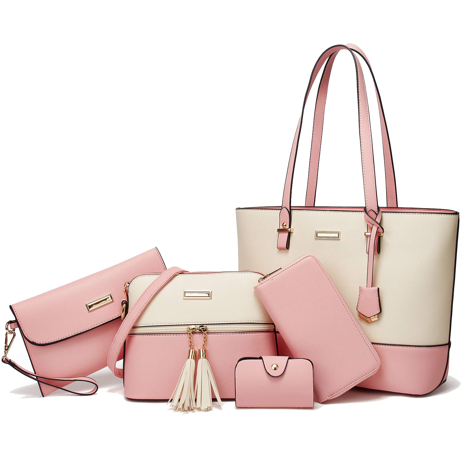 

shoulder commuting advanced gift [TcIFE] Women s handbag, bag, bag, 5-piece set, women s bag, leather, commuting, business, Mother s Day, Christmas,
