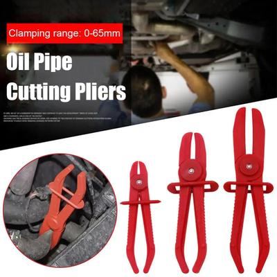 Hose Tube Clamp Pliers Tool Brake Fuel Water Line Clamp Pliers For Car Repair Hose Clamp Removal Plastic Oil Pipe Cutting