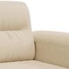 Vidaxl 2-Osobowa Sofa, Kremowa, 120 Cm, Tapicerowana Mikrofibrą