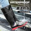 Fashion rain boots Jundeng men's and women's couples medium and high rain shoes integrated thickened non-slip outdoor wading shoes men's rubber shoes