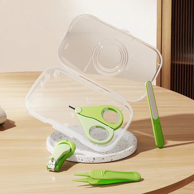 Baby Nail Clipper Set, Nail Scissors Specially For Newborn Babies, Children's Nail File And Scissors With Anti-Pinch Nail Clippers