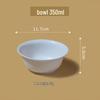 ZISIZ Disposable Rice Husk High-Foot Bowl Set