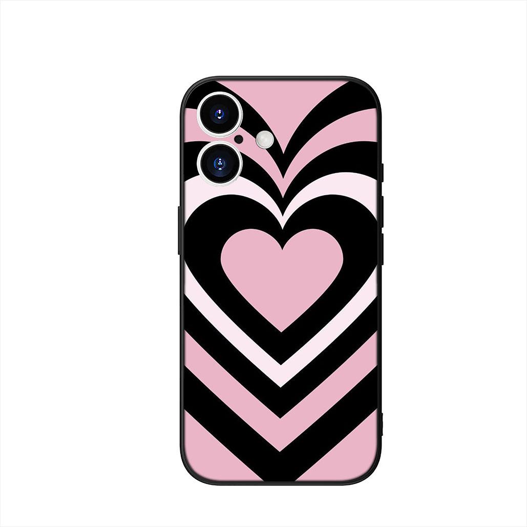 

Star Dark Red Heart Love Phone Cover Case for OPPO A18 A16 A17 A38 A54 A40 A60 A80 A78 A79 A57 A55 A96 A15 A12 Casing OPPO A57 4G