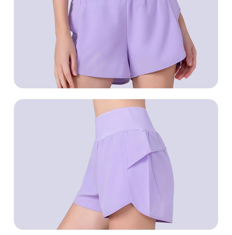Women's Summer Sports Shorts & Yoga Pants Set with Side Phone Pocket for Running & Training