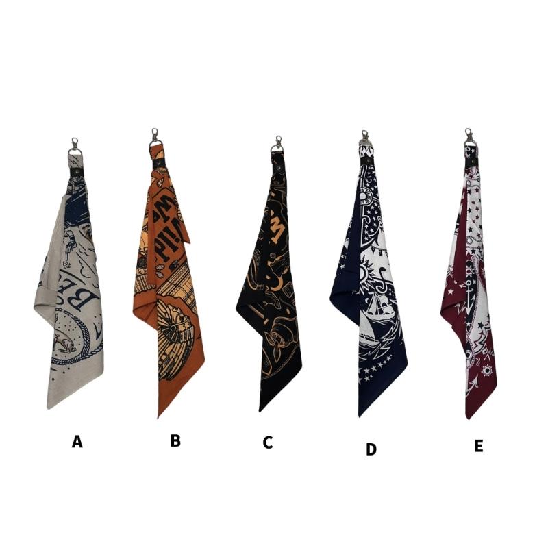 Hip Hop Hair Scarves Wrap Wild Western Pattern Headwraps Exquisite Head Kerchief Head Scarf Head Scarf Photo Props