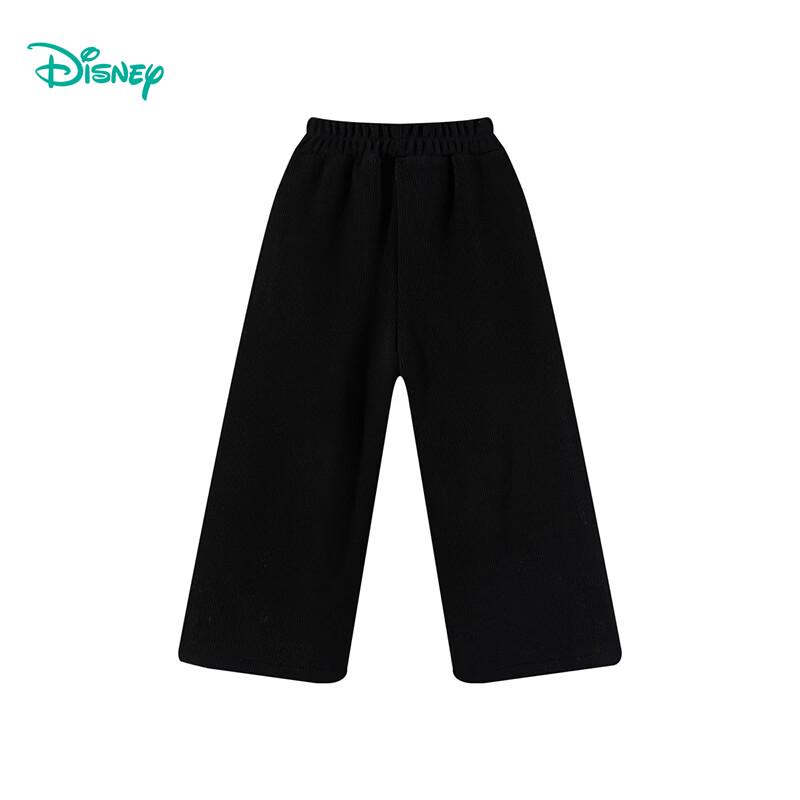 Disney Girls' Winter Fleece-Lined Wide-Leg Mickey Trousers