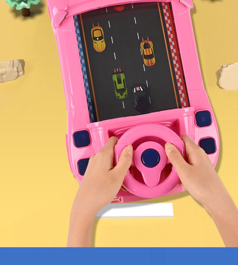 Children's Racing Car Toy with Steering Wheel - Adventure Gift for Boys and Girls Ages 1-6
