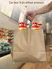 Saco de Papel Kraft Espesso de Grau Alimentício para Pão, Pastelaria, Almoço e Takeaway