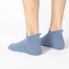 Summer Men's Socks Boat Socks Solid Colored Cotton Socks Anti Slip Antibiosis Breathable Mesh Sports Socks
