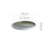 Creative Circular Ceramic Flat Plate Restaurant Service Plate Steak Plate Dessert Plates Sushi Plates Specialty Tableware