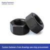 High-Strength Blackened Hex Locknut 8.8/12.9 Grade, Anti-Loosening, GB51