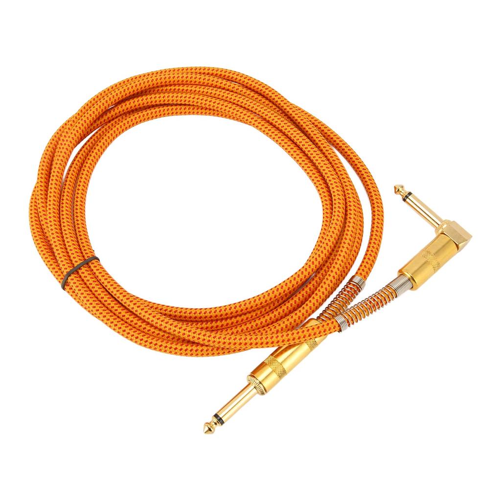 1 4 Inch Instrument Cable Straight 6.35mm Male Jack Stereo Sound Guitar Cable Bass AMP Cord for Electric Guitar Bass