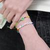 BONBEAU Cool Summer My Initial Beads Bracelet Bongbo Color Initial Bead Banding Bracelet