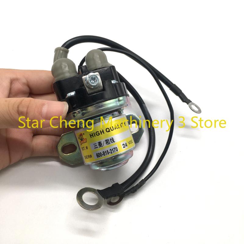 24V 12V For Doosan Daewoo For Kobelco For Hitachi Excavator Starter Motor Relay Universal Car Starter Accessories