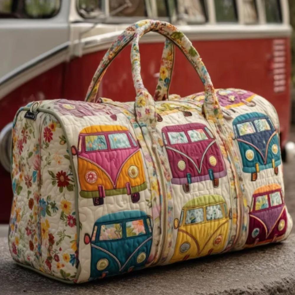 3D Stepperei Handwerk Gesteppte Reisetasche Wasserdicht Große Kapazität Reise-Duffelbag Tragetaschen Kurzstrecken-Handtasche