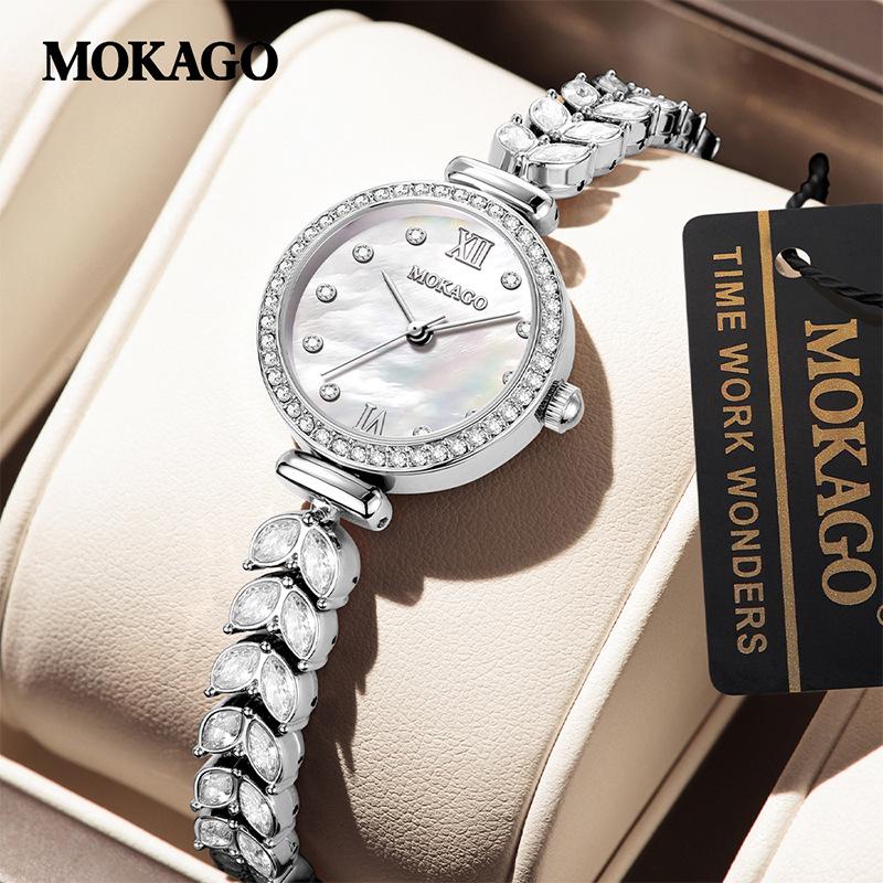 MOKAGO Luxe Женские кварцевые часы 'Русалка' - Высококлассный женский хронометр