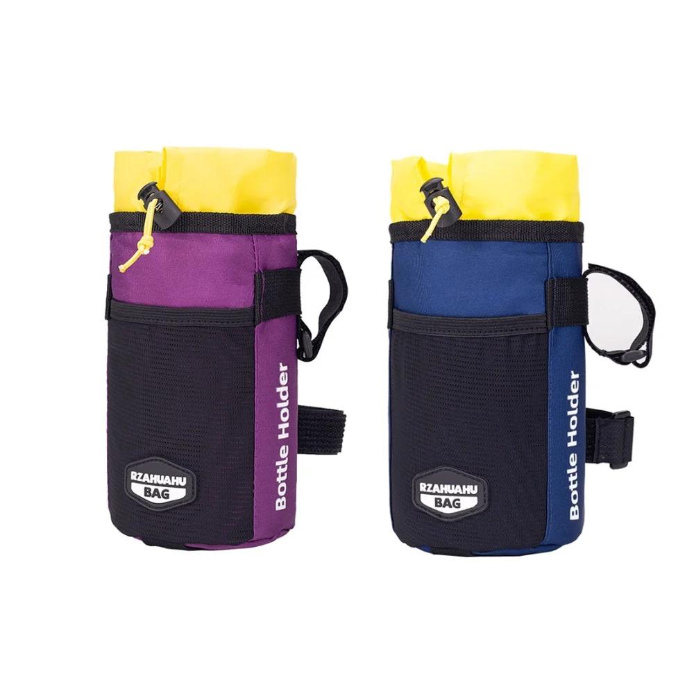 Fahrradtasche Fahrrad Wasserflaschenhalter Tasche Fahrrad Wasserflaschentasche Tragbarer Wasserkocherhalter Reiten Lenker Tasche Zubehör
