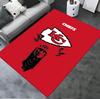 Kansas City Chiefs Teppich für Wohnzimmer Schlafzimmer Zuhause Sofadekoration Kinder Spiel rutschfeste Bodenmatte