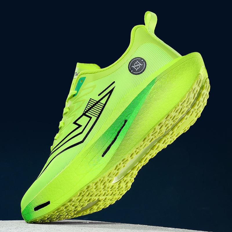 

2025 summer ultra-light mesh breathable racing shoes men s and women s versatile cushioning non-slip couple sports running shoes 44