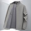 2026 Men's Spring/Autumn Business Casual Stand Collar Jacket: Middle-aged Zipper Style