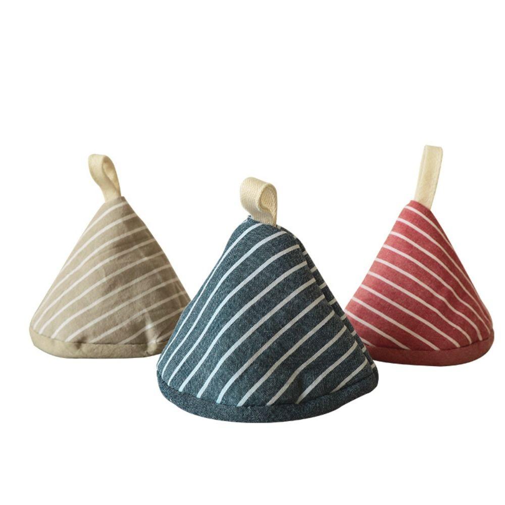 Insulation Anti-Scalding Pot Triangle Hat Cloth Cover Pot Holder Hand Protector Pot Handle  Kitchen
