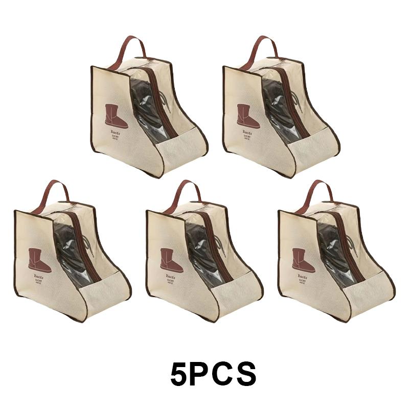 1/5 Stück Multifunktionale Schuhe Aufbewahrungstasche mit Griff Staubdichter Stiefelschutz für Lange & Stiefelette Reisebeutel Schuhe Organisieren