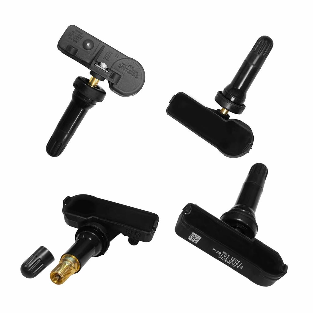 9L3Z-1A189-A TPMS Sensor Tire Pressure Sensor Set Of 4 Compatible With Ford F150 F250 F350 Escape Explorer Mustang Edge Fusion Lincoln MKT MKC MKS