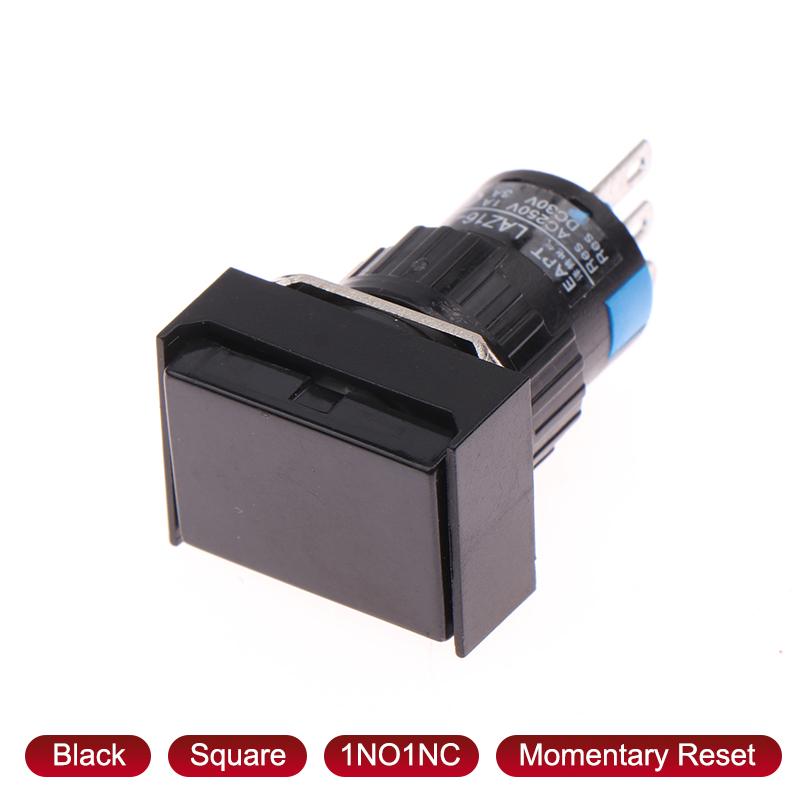 16Mm La16Y/J/F-11 Ab6-Mr Round Rectangle Self-Reset Push Button Switches Power Switch 1No1Nc