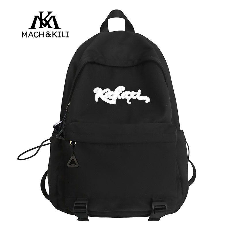 

Mach & Kili Mk Черный Легкий Снижающий Нагрузку Отстегивающийся Рюкзак 2025 Новый Студенческий Рюкзак Большой Вместимости Black