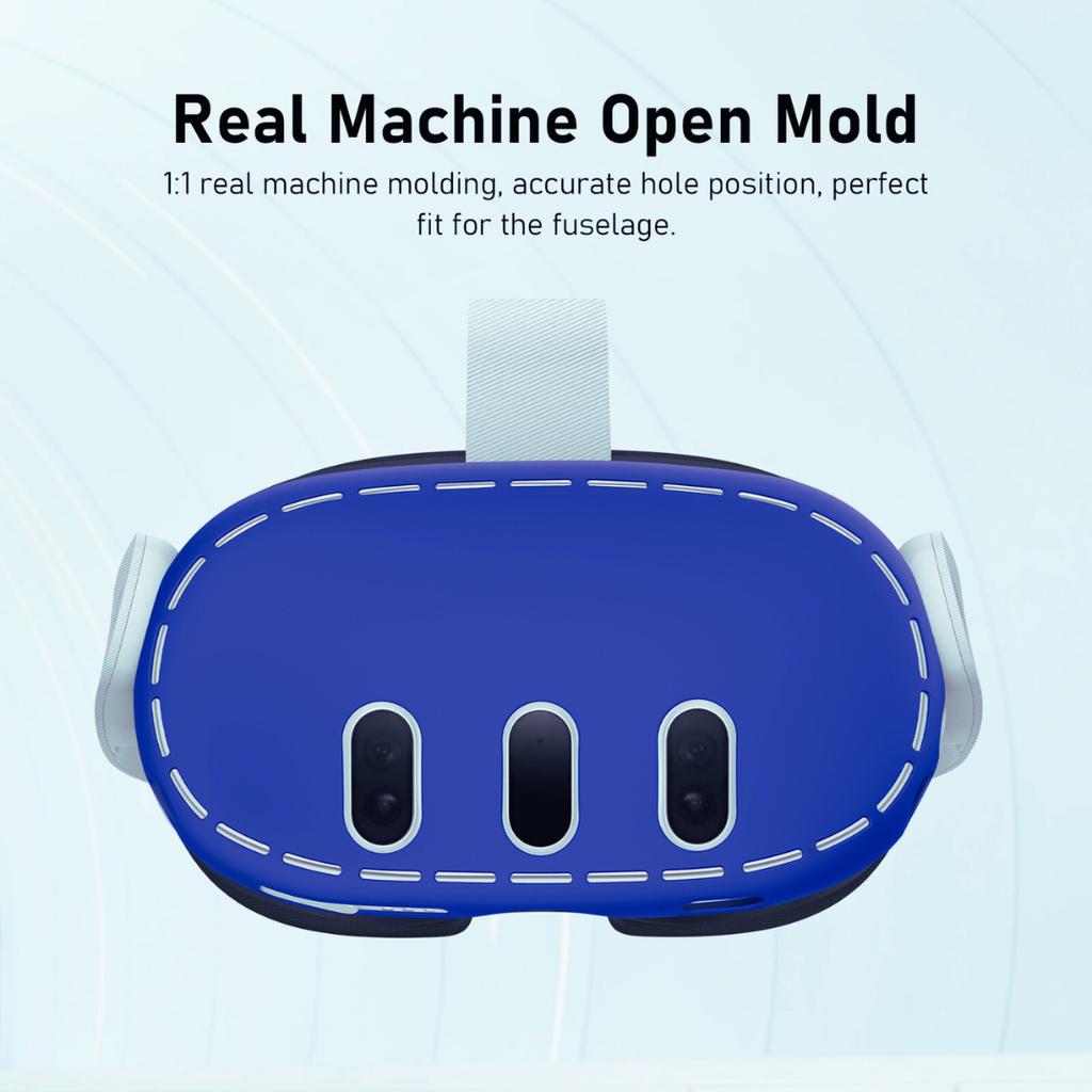 Silicone Goggle Case for Meta Quest 3 | Blue