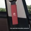 2Pcs Car Seat Belt Cover Shoulder Cushion Pad For Citroen C5X e-C4 X e-C3 C4 C3 C5 AIRCROSS C-Elysee C-Crosser Berlingo C1 C6 C2