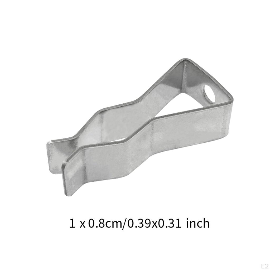 15x Podstawa Lampy Uchwyt Zaciski Rurkowe Akcesoria Montażowe Zacisk Stały Klipsy do Lamp LED Ogrzewanie Podczerwone