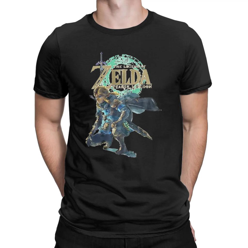 Unisex Unisex Zelda Tears Of The Kingdom T Shirts Game Pure Cotton Clothes Humor Short Sleeve Crewneck Tees 4xl 5xl 6xl Tshirt
