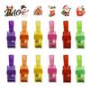 Interactive Play Toys Christmas Finger Projector Light, Mini Patterns LED Toy for Kids, Holiday Goodie Bag Fillers Light Up Ring Projection Xmas Party