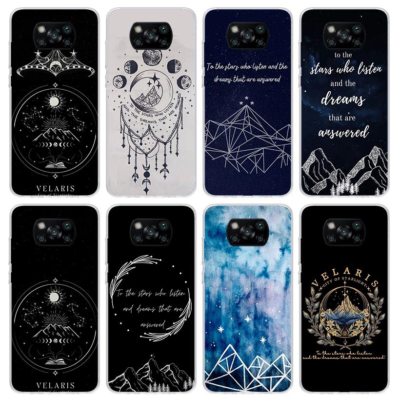 A Court of Mist Fury Sarah J Maas Phone Case For Xiaomi Poco X7 X6 X5 Pro F7 Ultra Redmi 15C 15 13 13C 12 12C 10 10A 10C 9 9A 9C