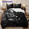 Johnny Hallyday bedding, duvet cover, pillowcase, home decoration, birthday gift (1 * duvet cover+2 * pillowcase, coreless)