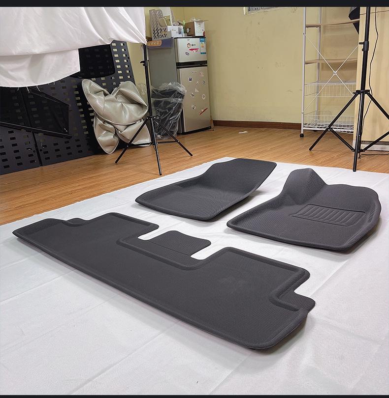 Eco-Friendly Waterproof XPE Car Floor Mats & Odorless Trunk Mat for Tesla Model 3/Y (L/R Drive)