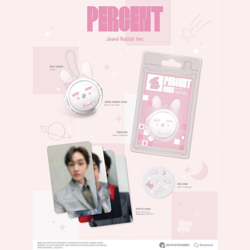 ONEW (SHINee) – 2nd Full Album PERCENT (Jewel Rabbit Ver.)