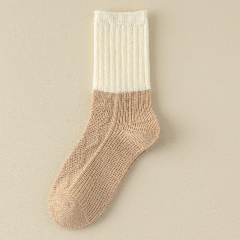 5 Pairs of Women Winter Warm Anti Pilling Tube Stack Socks