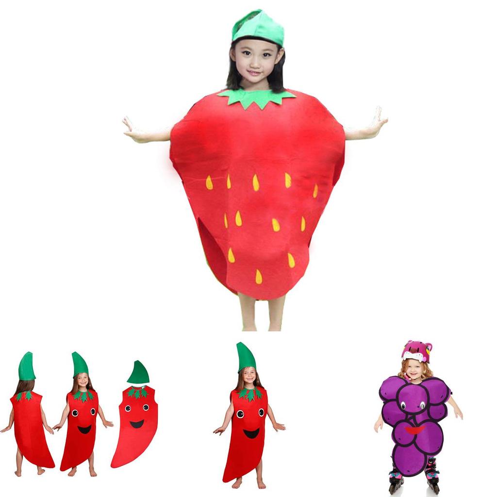 Six One Kids Fruit/vegetable/flower/fruit Performance Outfit