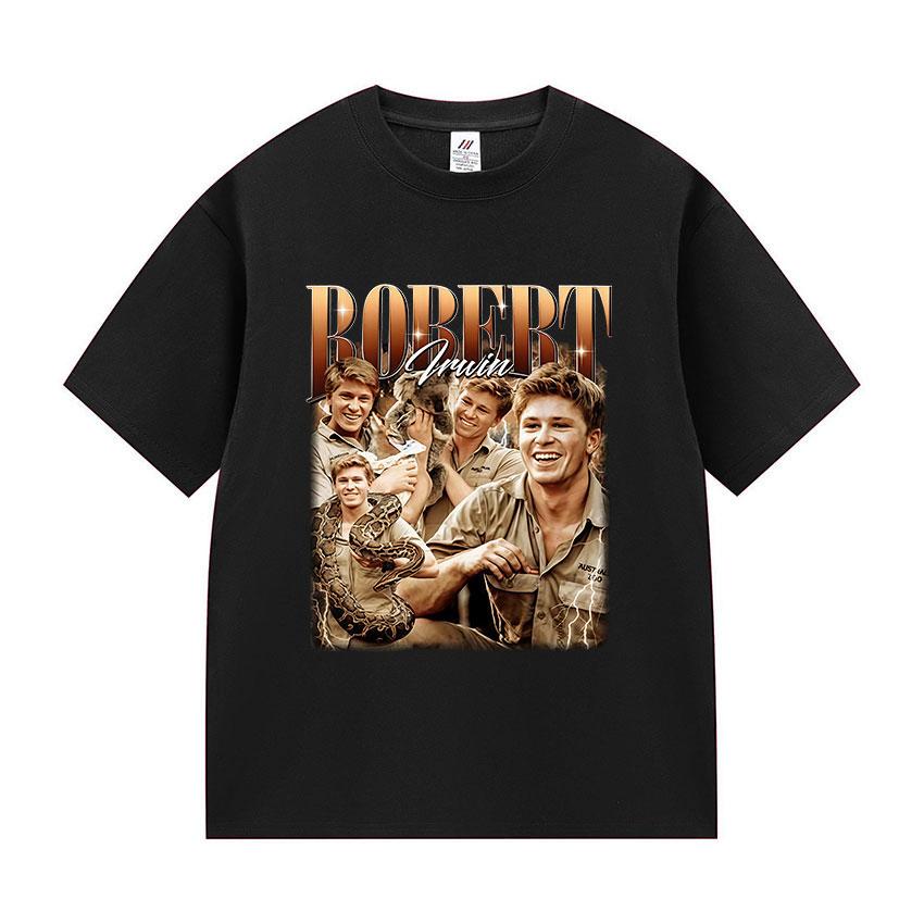 Jaren 90 Retro Robert Irwin Grafisch T-shirt Unisex Klassieke Mode Korte Mouw T-shirts Casual Hoge Kwaliteit Katoenen T-shirt Streetwear