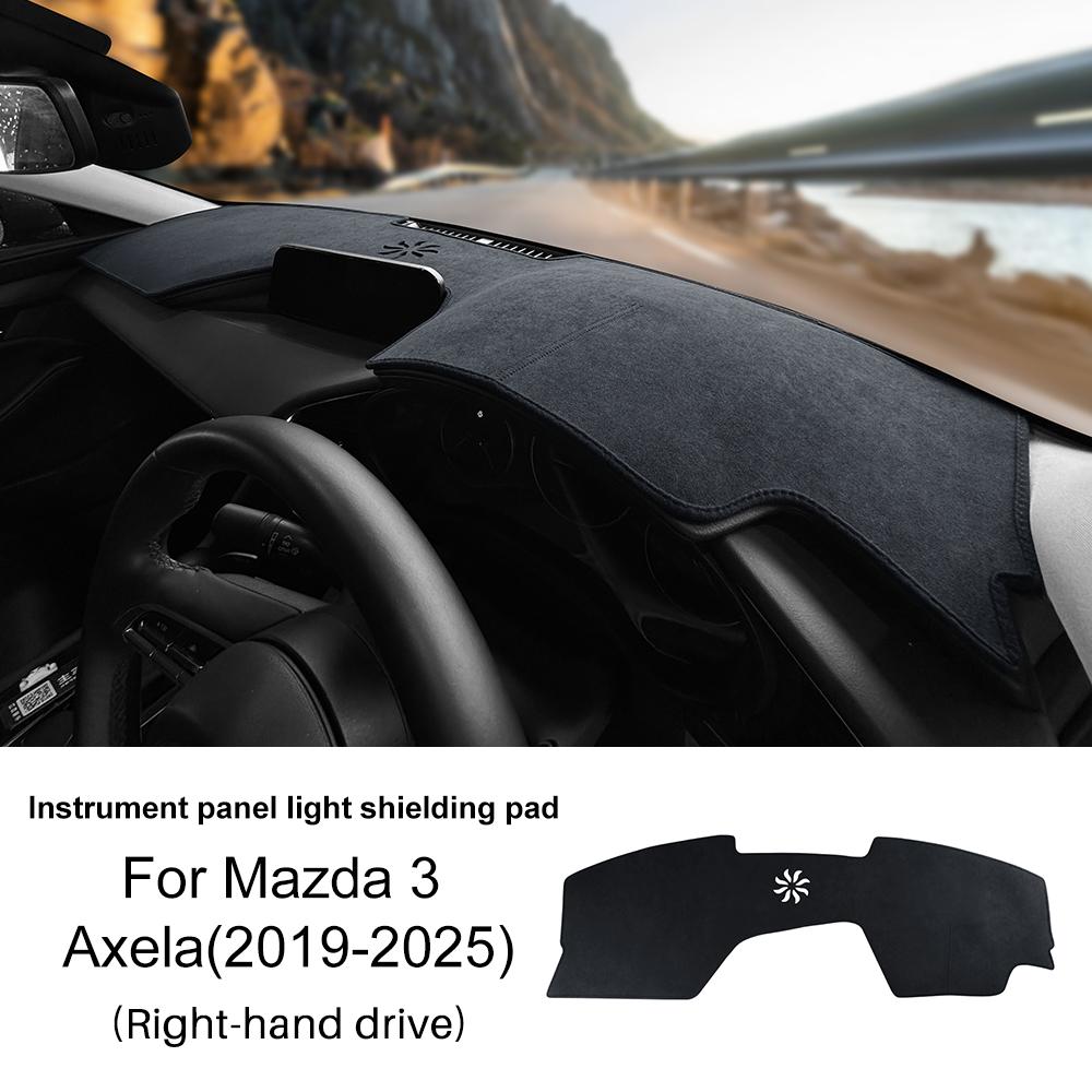 

For Mazda 3 Axela 2019 2020 2021 2022 2023 2024 2025 Flannel Dashmat Car Summer Sunshade Dashboard Mat Carpet Pad Accessories