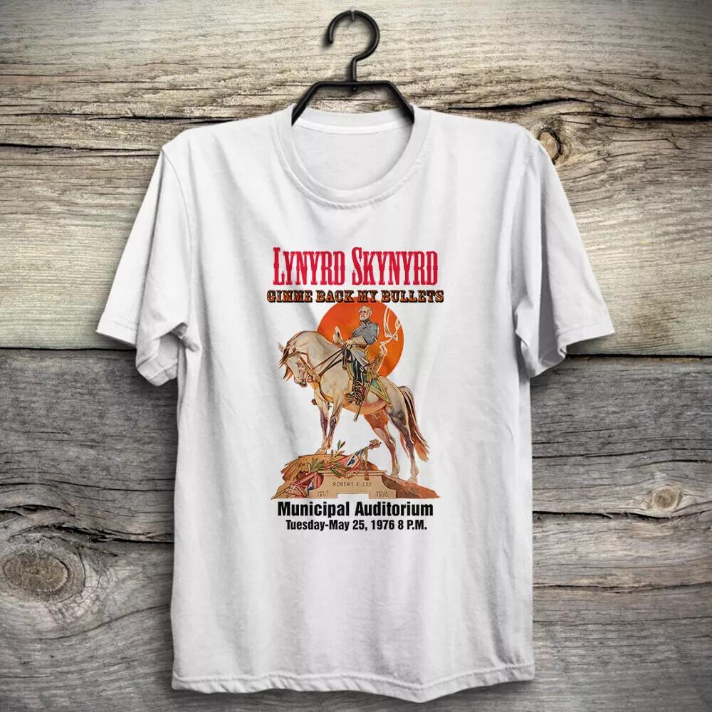 Футболка Lynyrd Skynyrd Gimme Back My Bullets Том Доуд Роберт Э. Ли Ван Зант.... Футболка Unisex S