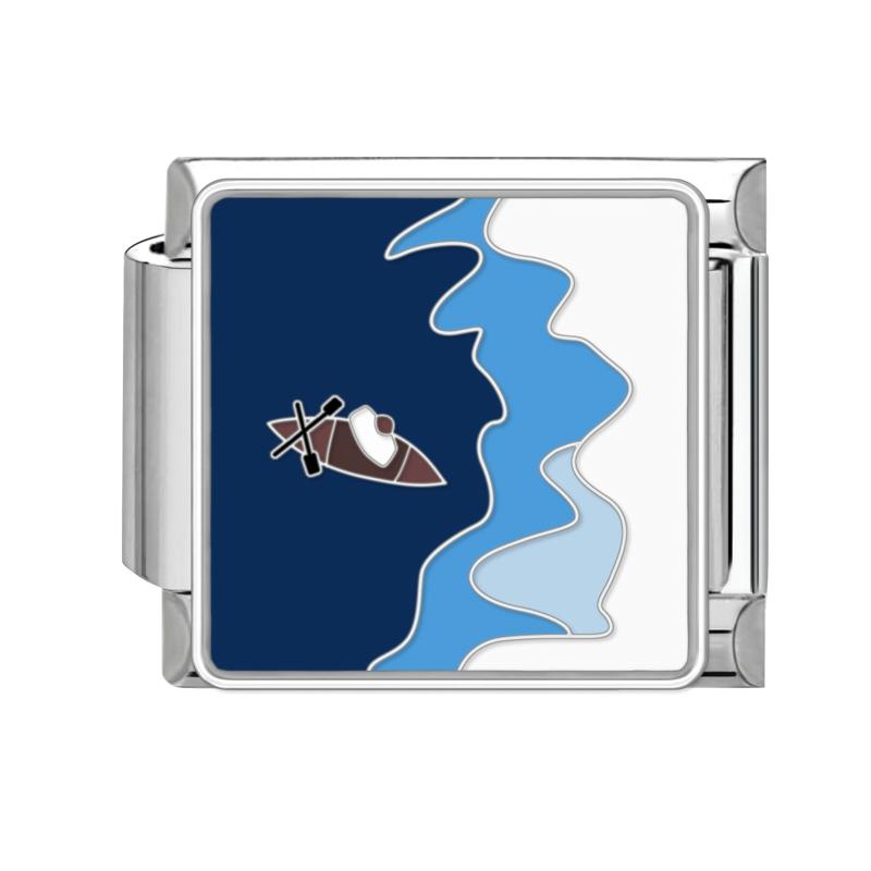 Blue Night Starry Sky Moon Star Cats Dog Heart Butterfly Italian Charm Links Fit 9mm Stainless Steel Bracelet Women DIY Making