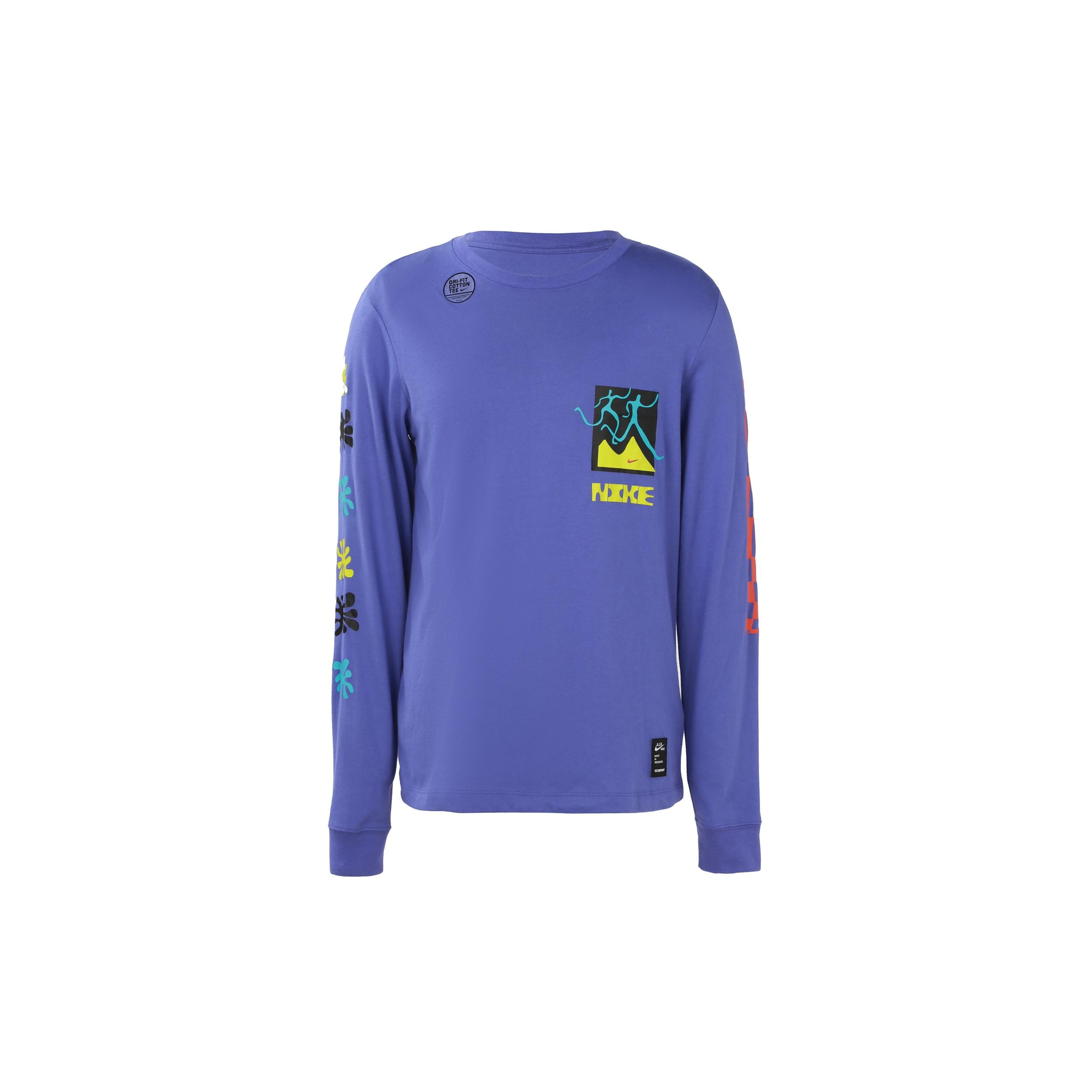 Nike AS U NK Dry Tee LS A.I.R. Rush VIOLET Purple Men s CW0942-554 L